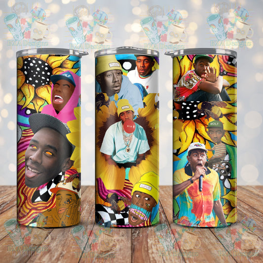 Tyler the Creator PNG Sublimation skinny Tumbler 20 0z