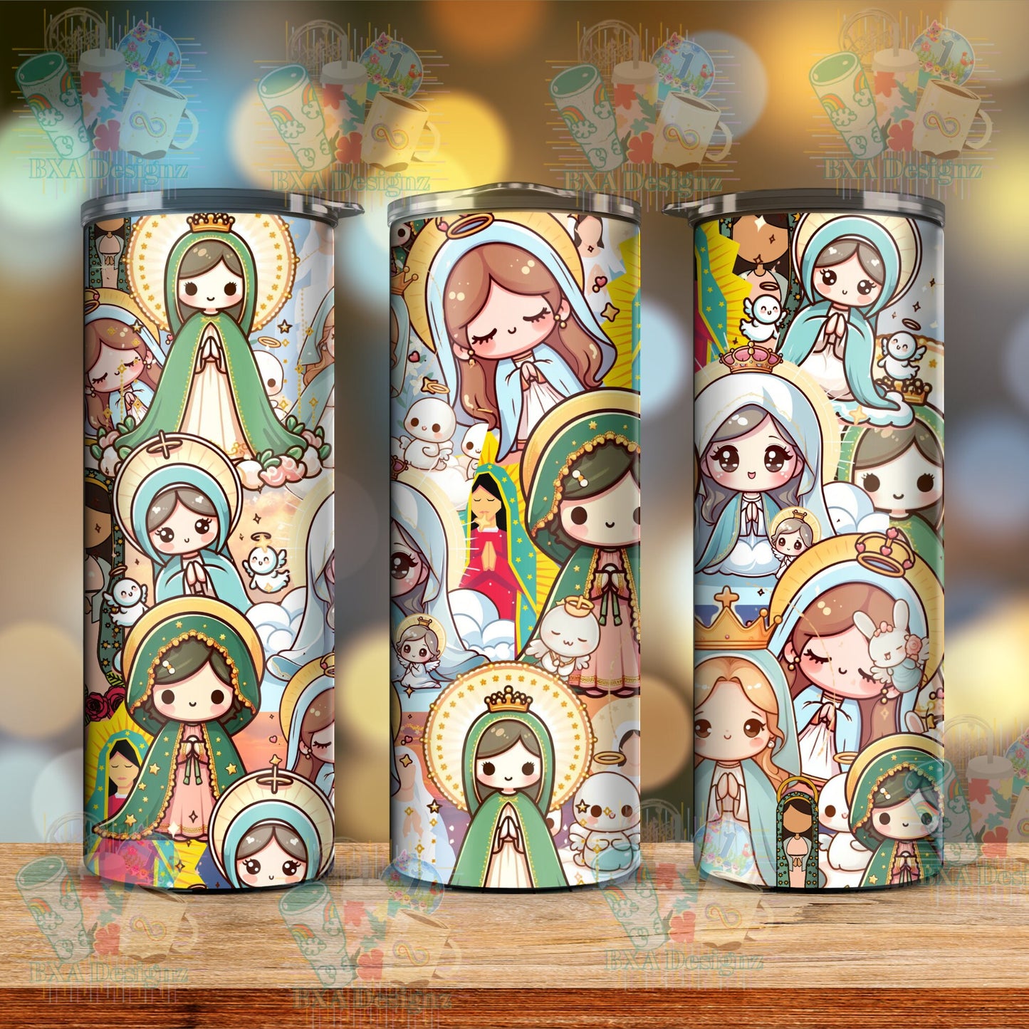 Virgen Maria Skinny tumbler